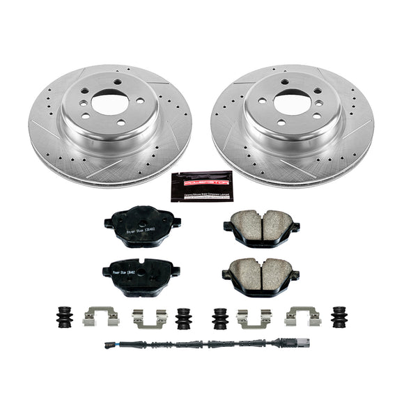 PowerStop Z23 Daily Driver Carbon-Fiber Ceramic Brake Pad and Drilled & Slotted