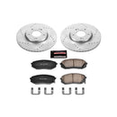 PowerStop Z23 Daily Driver Carbon-Fiber Ceramic Brake Pad and Drilled & Slotted