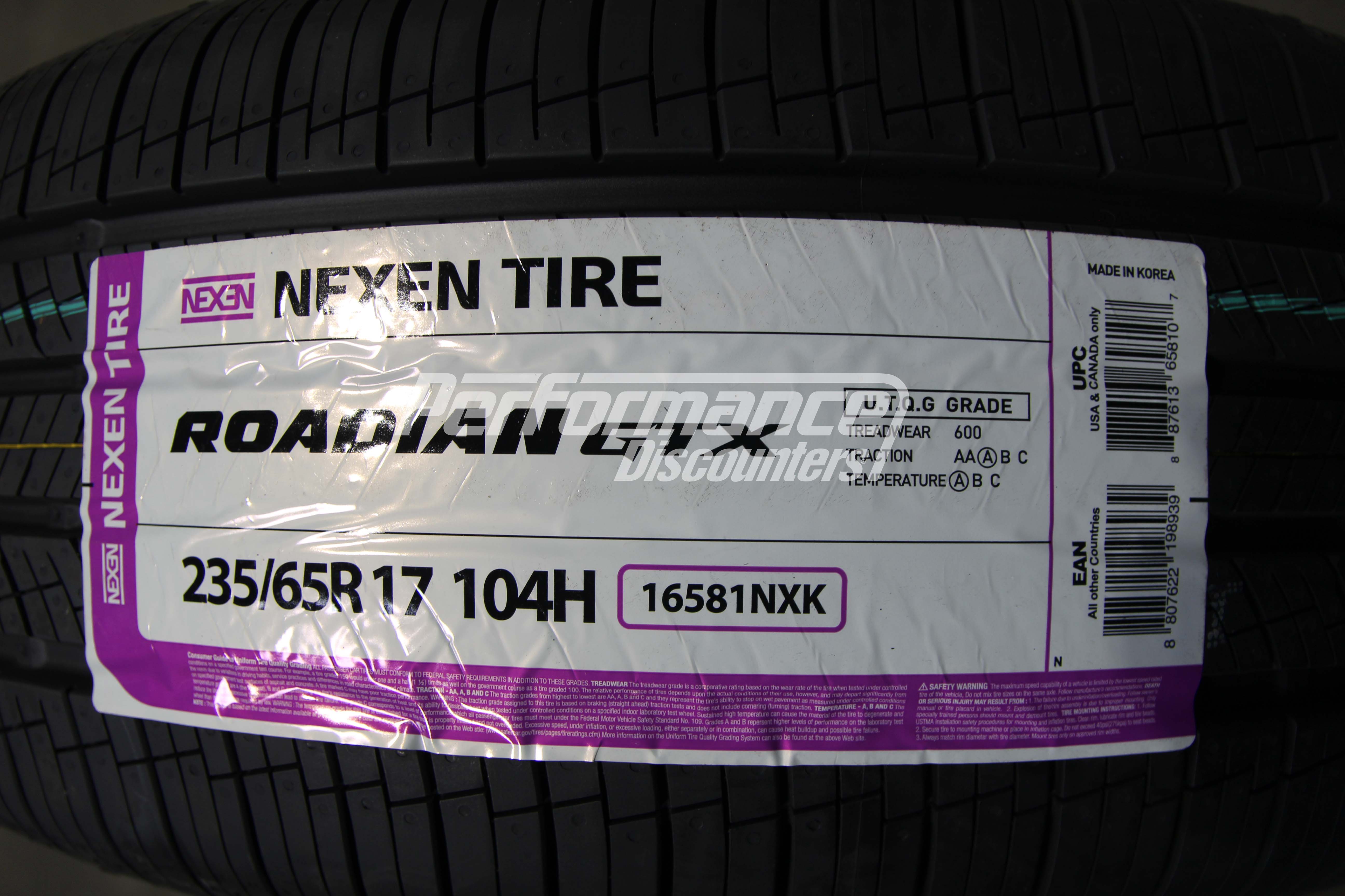 Nexen Roadian GTX Tire(s) 235/65R17 104H SL BSW 2356517