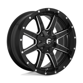 20x10 Fuel Off-Road D610 Maverick Gloss Black Milled 8x165.1 ET-18 CB125.1 Wheel
