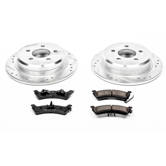 PowerStop Z23 Daily Driver Carbon-Fiber Ceramic Brake Pad and Drilled & Slotted