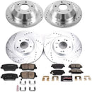 PowerStop Z23 Daily Driver Carbon-Fiber Ceramic Brake Pad and Drilled & Slotted