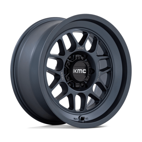 18X8.5 KMC KM725 Terra Metallic Blue 5X127 5X5 ET-10 Wheel Rim