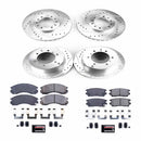 PowerStop Z23 Daily Driver Carbon-Fiber Ceramic Brake Pad and Drilled & Slotted
