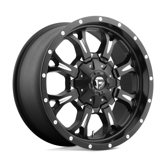 20x9 Fuel Off-Road D517 Krank Matte Black Milled 6x135 ET20 CB106.1 Wheel Rim