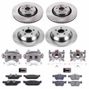 PowerStop OE Stock Replacement Low-Dust Ceramic Brake Pad, Rotor and Caliper Kit