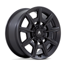 22X9 Asanti Black ABL-41 Esquire Black 5X115 5X120 ET15 Wheel Rim