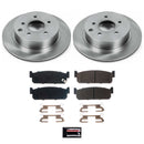 PowerStop OE Stock Replacement Low-Dust Ceramic Brake Pad and Rotor Kit