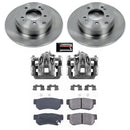 PowerStop OE Stock Replacement Low-Dust Ceramic Brake Pad, Rotor and Caliper Kit