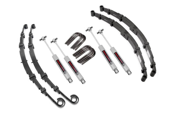 Rough Country 2.5" Lift Kit For Jeep CJ 4WD 1955-1968