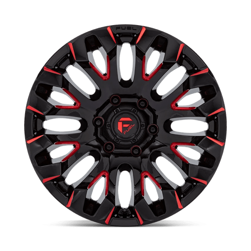 18x9 Fuel Off-Road D829 Quake Black 6x139.7 ET1 CB106.1 Wheel Rim