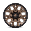20x9 Fuel Off-Road D826 Traction Matte Bronze with Black Ring 8x165.1 ET1 Wheel