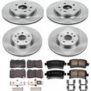 PowerStop OE Stock Replacement Low-Dust Ceramic Brake Pad and Rotor Kit