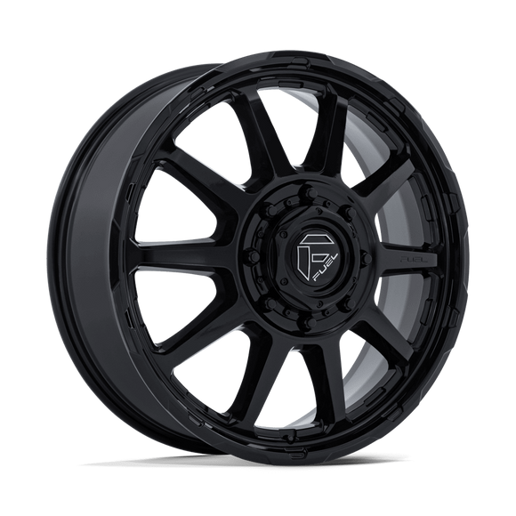 22x8.25 Fuel D911 Circuit Dually Gloss Black 8x210 ET105 CB154.3 Wheel Rim