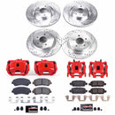 PowerStop Z23 Daily Driver Carbon-Fiber Ceramic Pads Drilled & Slotted Rotor & C