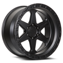 20x10 Lock Off-Road Olympus Matte Black Ring 6x135 ET-24 Wheel Rim-3