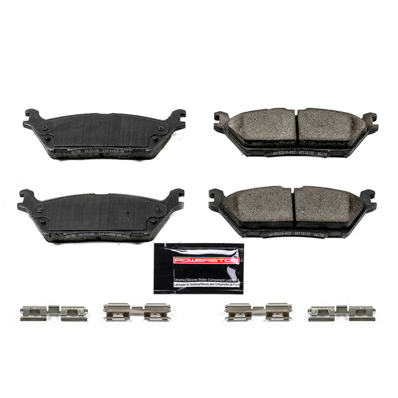 PowerStop Z23 Evolution Sport Carbon-Fiber Brake Pads With Hardware