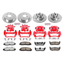 PowerStop Z36 Truck and SUV Ceramic Brake Pad, Drilled & Slotted Rotor, and Cali