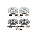 PowerStop OE Stock Replacement Low-Dust Ceramic Brake Pad and Rotor Kit