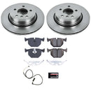 PowerStop OE Stock Replacement Low-Dust Ceramic Brake Pad and Rotor Kit