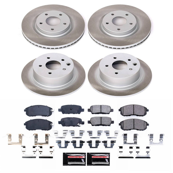 PowerStop Z23 Daily Driver Carbon-Fiber Ceramic Brake Pad and Drilled & Slotted