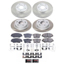 PowerStop Semi-Coated Rotor and Low-Dust Ceramic Brake Pad Kit