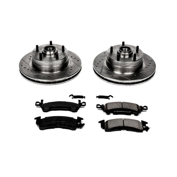 PowerStop Z23 Daily Driver Carbon-Fiber Ceramic Brake Pad and Drilled & Slotted