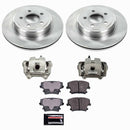 PowerStop OE Stock Replacement Low-Dust Ceramic Brake Pad, Rotor and Caliper Kit