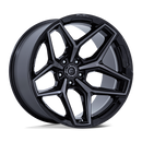 17x9 Fuel Off-Road Flux Gloss Black Brushed Face With Gray Tint 5x127 ET1 Wheel
