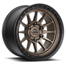 17x9 Lock Off-Road Baja Matte Bronze Black Ring 5x127 5x5 ET0 Wheel Rim-3