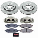 PowerStop OE Stock Replacement Low-Dust Ceramic Brake Pad, Rotor and Caliper Kit