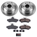 PowerStop OE Stock Replacement Low-Dust Ceramic Brake Pad and Rotor Kit