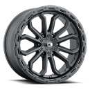 18x9 Vision 405 Korupt Satin Black 6x135 ET12 Wheel Rim