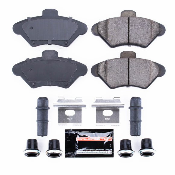 PowerStop Z23 Evolution Sport Carbon-Fiber Brake Pads With Hardware