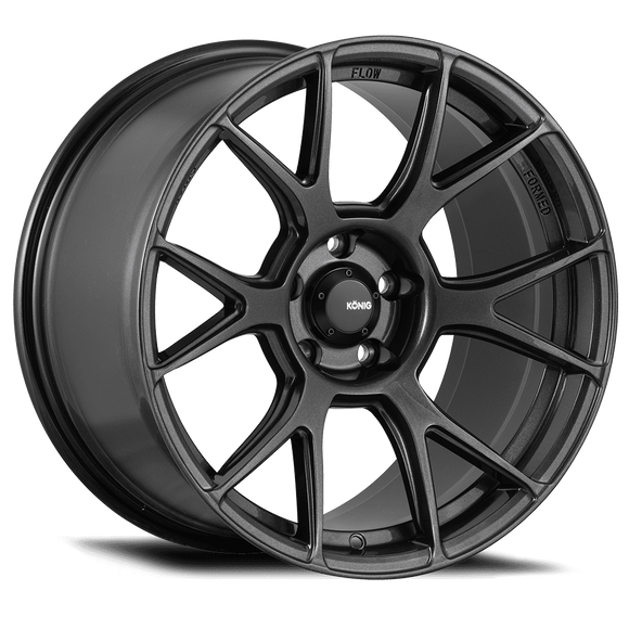 17x8 Konig Ampliform Dark Metallic Graphite 4x100 ET45 Wheel Rim
