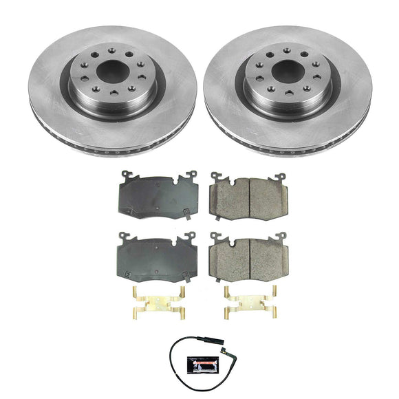 PowerStop OE Stock Replacement Low-Dust Ceramic Brake Pad and Rotor Kit