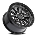 20x9 Arena Wheel Trek Glossy Gun Metal Center Glossy Black Lip 6x135 ET20 CB87.1
