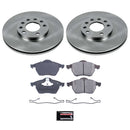 PowerStop OE Stock Replacement Low-Dust Ceramic Brake Pad and Rotor Kit