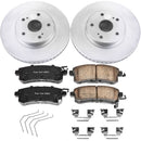 PowerStop Genuine Geomet Coated Rotor and Low-Dust Ceramic Brake Pad Kit