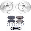 PowerStop Z23 Daily Driver Carbon-Fiber Ceramic Brake Pad and Drilled & Slotted