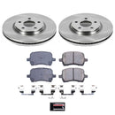 PowerStop OE Stock Replacement Low-Dust Ceramic Brake Pad and Rotor Kit