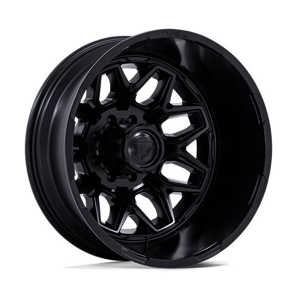 20x8.25 Fuel Off-Road D871 Flux Dually Blackout 8x200 ET-227 CB142 Wheel Rim