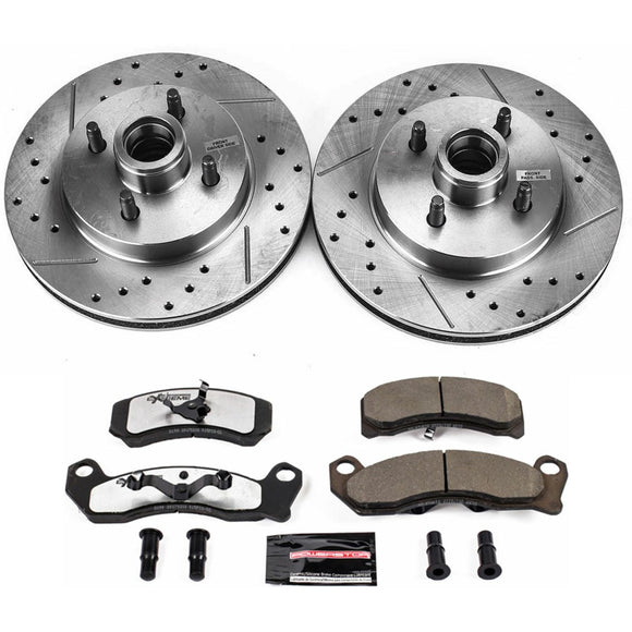 PowerStop Z26 Street Performance Ceramic Brake Pad and Drilled & Slotted Rotor K