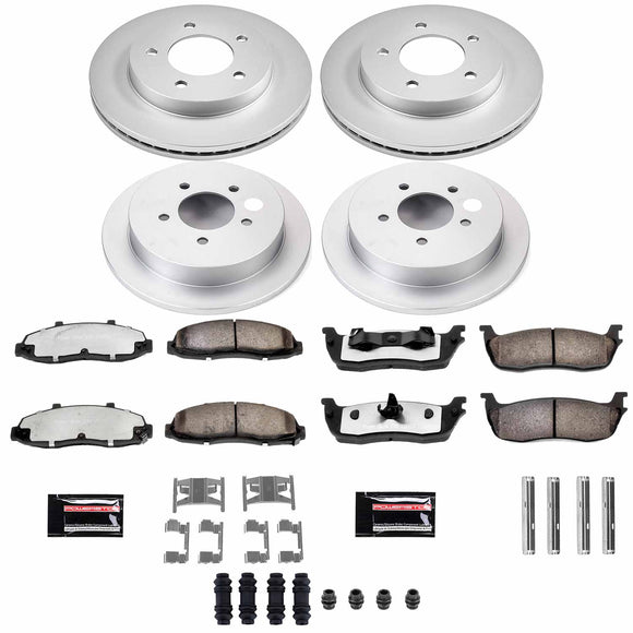 Z36 Truck & Tow Premium Carbon-Fiber Ceramic Brake Pad and Fully Coated Rotor Ki
