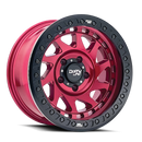 17x9 Dirty Life Enigma Race Gloss Crimson Candy Red 6x139.7 ET-38 CB106 Wheel