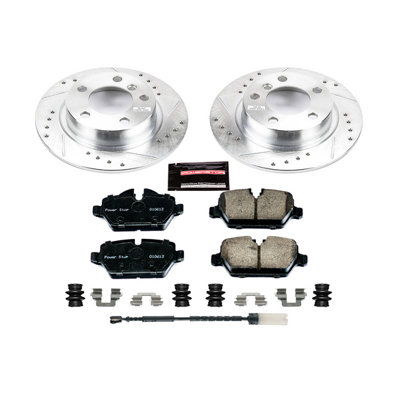 PowerStop Z23 Daily Driver Carbon-Fiber Ceramic Brake Pad and Drilled & Slotted