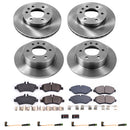 PowerStop OE Stock Replacement Low-Dust Ceramic Brake Pad and Rotor Kit