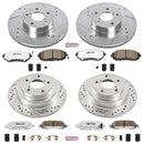PowerStop Z26 Street Performance Ceramic Brake Pad and Drilled & Slotted Rotor K