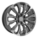 22" Replica CV30 fits GMC Yukon 1500 22x9 Gunmetal Machined