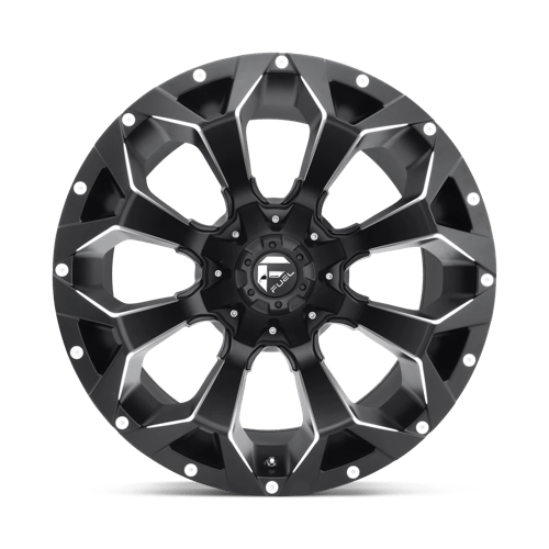 17x9 Fuel Off-Road D546 Assault Matte Black Milled 5x139.7 ET1 CB110.1 Wheel Rim